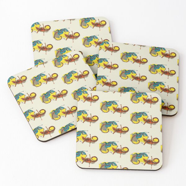Item preview, Chameleon lizards designed and sold by Refletsirises.