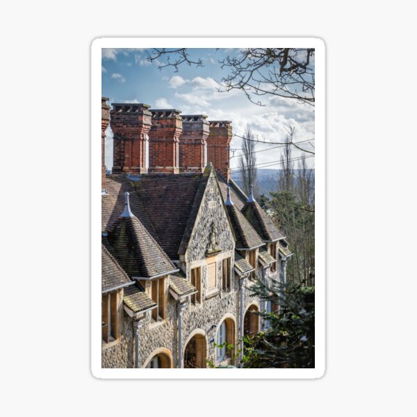 "Rooftop and Chimneys" Sticker for Sale by JEZ22 Redbubble