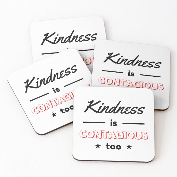 Item preview, Kindness Is Contagious Too - Black/Red designed and sold by ryanwfraser.