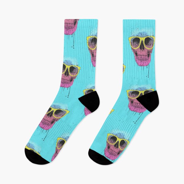 Item preview, Pop art skull with glasses designed and sold by soltib.