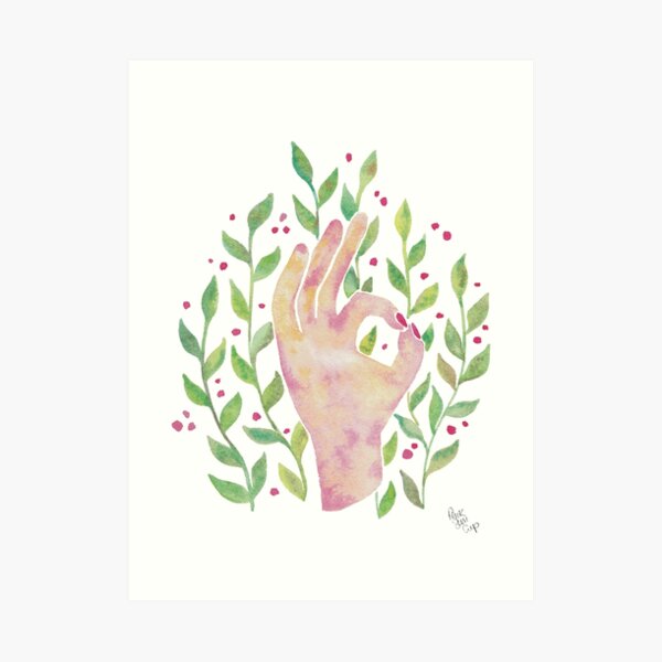 Everything is going to be ok Art Print