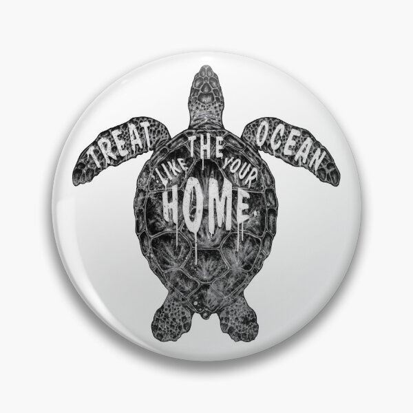 OCEAN OMEGA (MONOCHROME) Pin