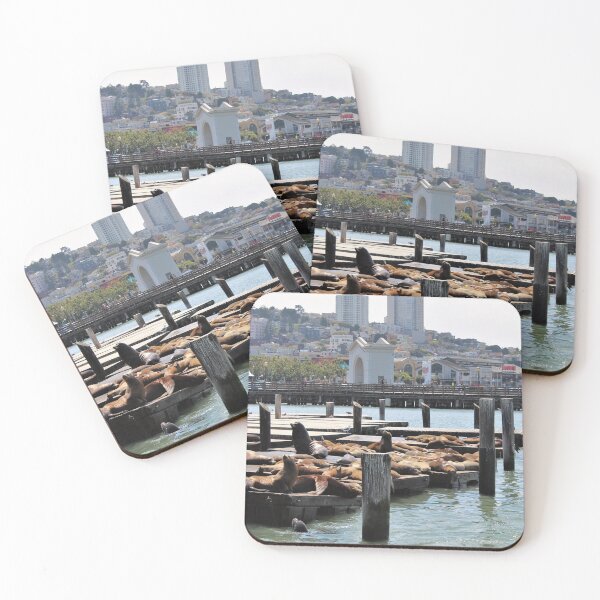 Item preview, Sea Lions on Pier 39 designed and sold by Emily Hermann.