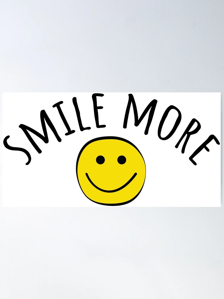 Smile More - Yellow