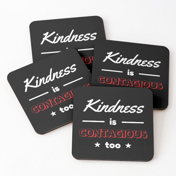 Item preview, Kindness Is Contagious Too - White/Red designed and sold by ryanwfraser.
