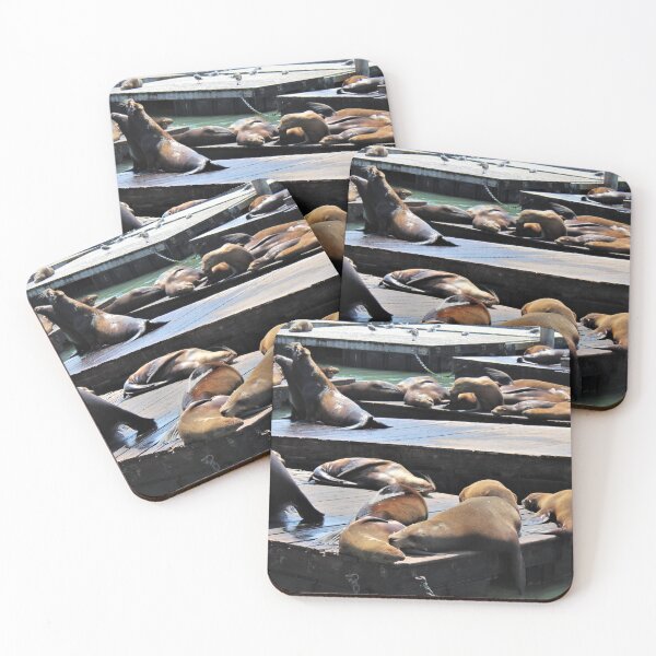 Item preview, Sea Lions on Pier 39 pt. 4 designed and sold by Emily Hermann.