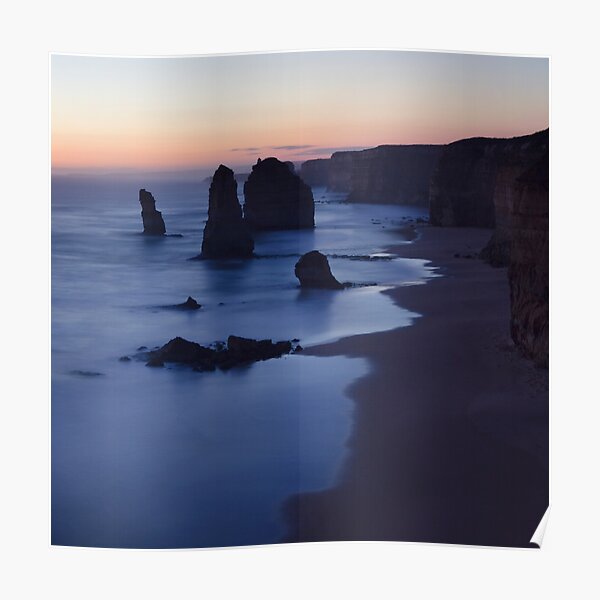 Twelve Apostles at Dusk Poster