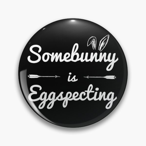 Item preview, Somebunny Is Eggspecting - Easter Pregnancy Announcement designed and sold by JukeLox.