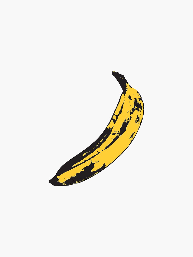 Thumbnail 3 of 3, Sticker, Andy Warhol Banana designed and sold by willbar.