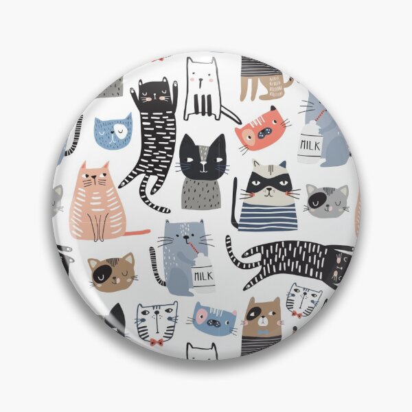 Item preview, Cute Kitty Face Pattern Cat  designed and sold by AugustDesign.