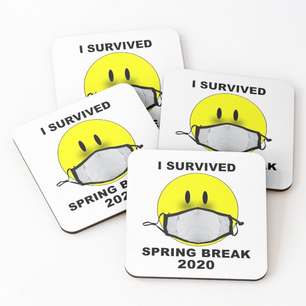 Item preview, I Survived Spring Break 2020 - Covid -19 designed and sold by boarsblood.