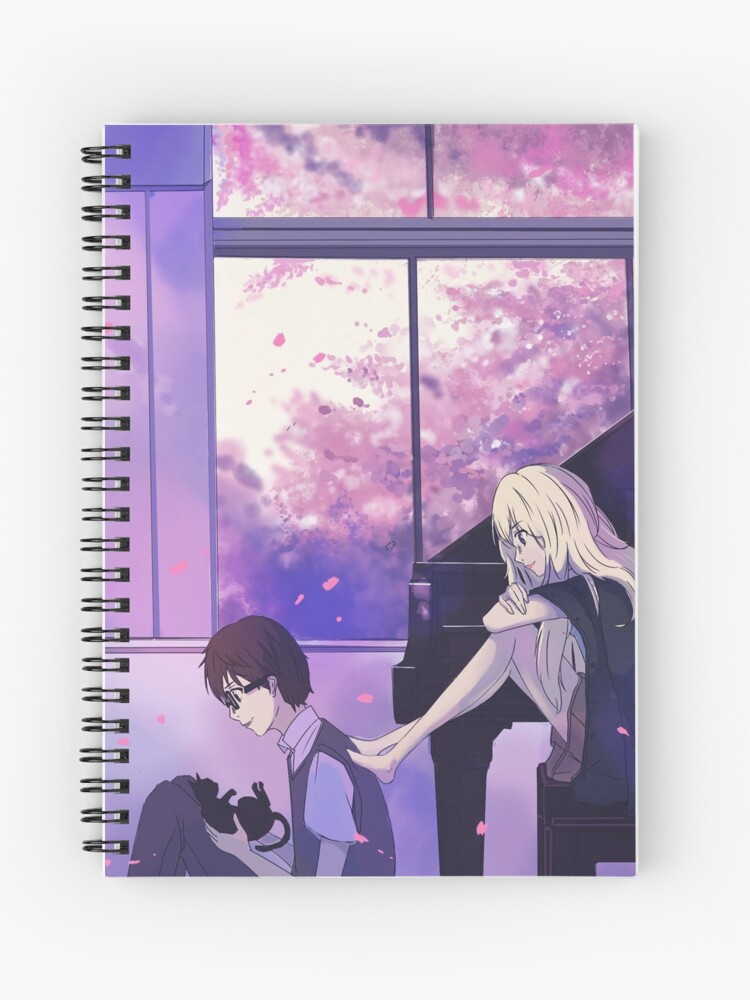 Shigatsu Wa Kimi No Uso [Your Lie In April] Kaori Miyazono and Kousei Arima  - Final Duet | Spiral Notebook