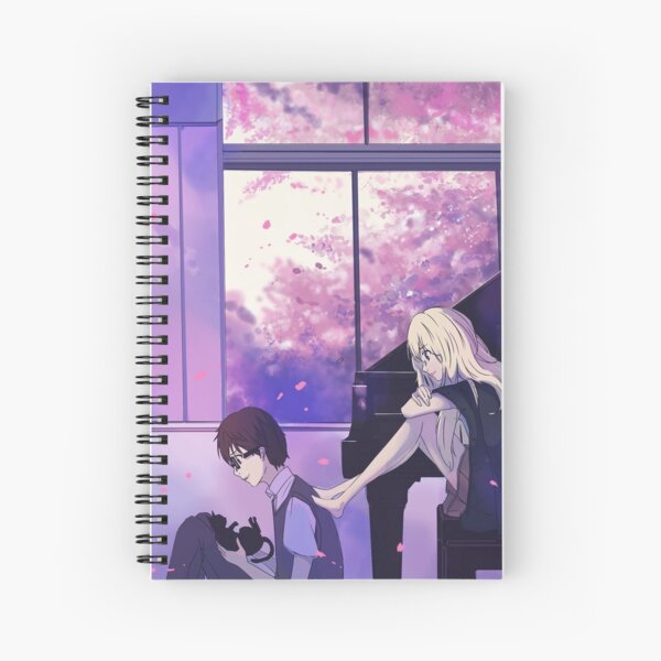 Shigatsu Wa Kimi No Uso [Your Lie In April] Kaori Miyazono and Kousei Arima  - Final Duet | Spiral Notebook