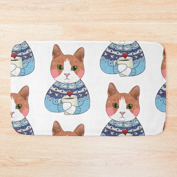 Item preview, Cat sweater hot chocolate designed and sold by Wieskunde.