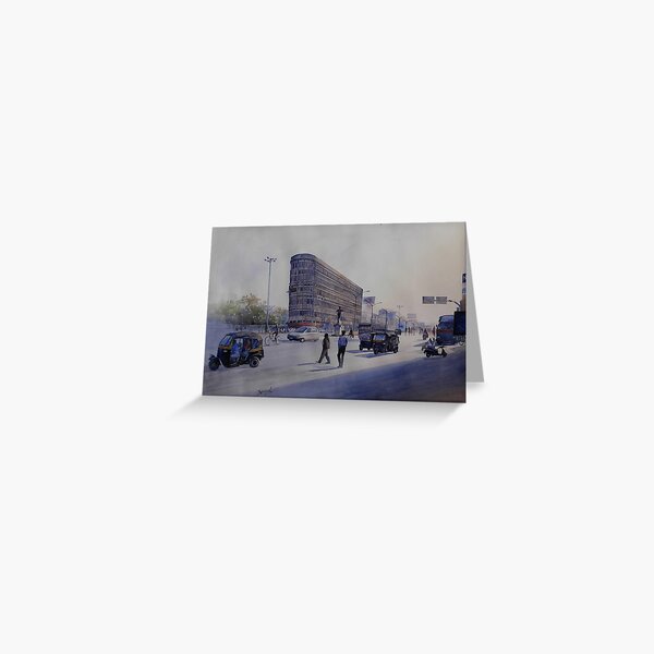 Item preview, mayo hospital square.. nagpur.. watercolor on paper designed and sold by biswaal.