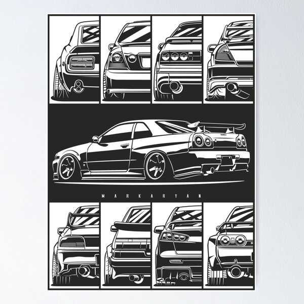 Item preview, Japanese legends mix (jdm) designed and sold by OlegMarkaryan.