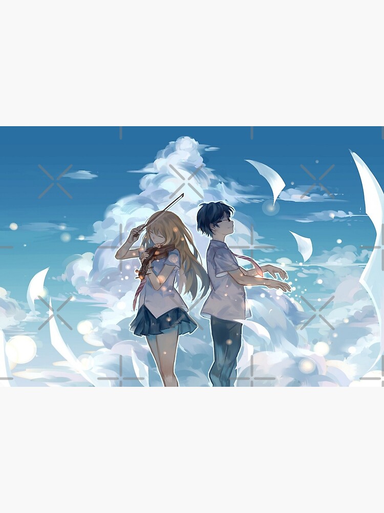 Your Lie In April Shigatsu Wa Kimi No Uso Arima And Kaori Poster for Sale  by SDStore03