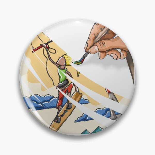 Item preview, kitesurfing drawings, kiteboarding art designed and sold by Nick Shevchenko.