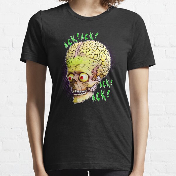 Vista previa del artículo con la obra «Marte ataca Ack Ack Alien Head», diseñado y vendido por Nova5.