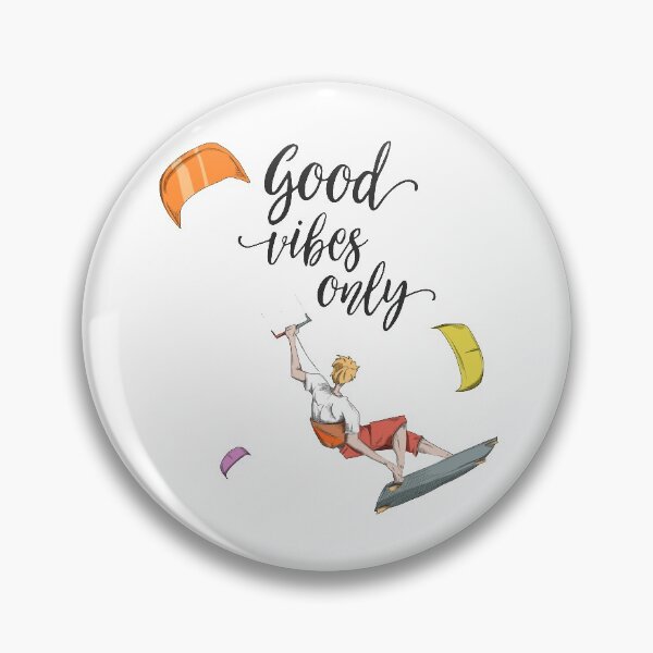 Item preview, Good vibes only, kitesurf designed and sold by Nick Shevchenko.