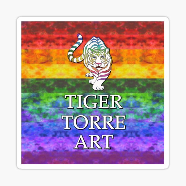 Tiger Torre Art Spectrum Logo Sticker