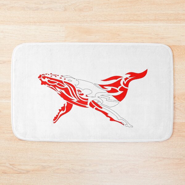 Artikelvorschau, Tribal Humpback Whale Tauchflagge entworfen und verkauft von A-Dube-Thought.