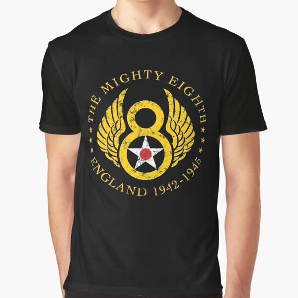 Vista previa del artículo con la obra «Poderoso octavo - 8a fuerza aérea», diseñado y vendido por 909 Apparel®.