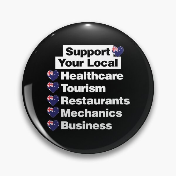 Item preview, Support Your Australian Local Healthcare, Tourism, Restaurants designed and sold by elhefe.