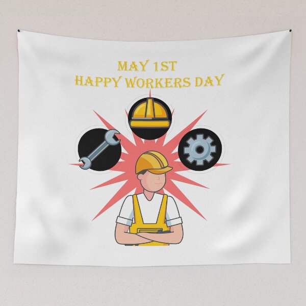 Item preview, May 1st Happy Workers Day designed and sold by EVERTEESLOVER.