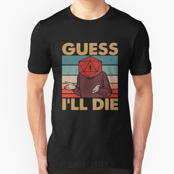GUESS I'LL DIE VINTAGE Slim Fit T-Shirt