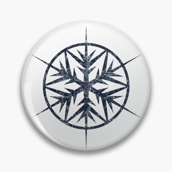 Item preview, Distressed Captain Cold Blue snowflake designed and sold by Raya Z.