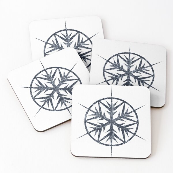 Item preview, Distressed Captain Cold Blue snowflake designed and sold by Raya Z.