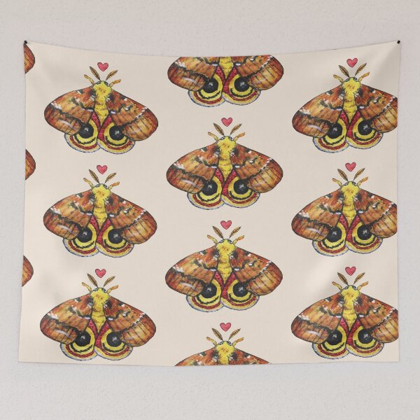 Item preview, Watercolor Io Moth designed and sold by Wieskunde.