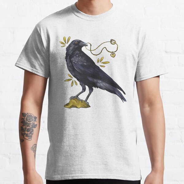 Crow with golden eye Classic T-Shirt
