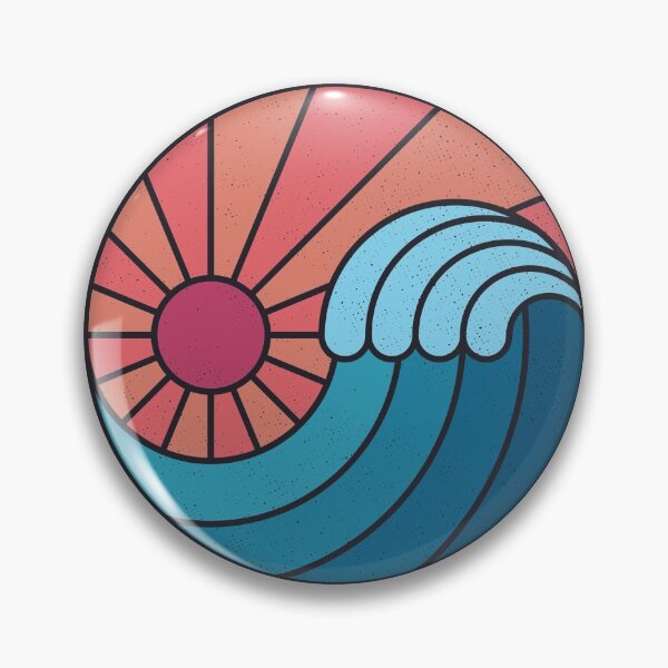 Sun & Sea Pin