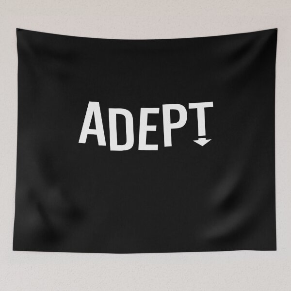 Item preview, Face Mask ADEPT Smart Nerd Funny designed and sold by DIGITALENT.