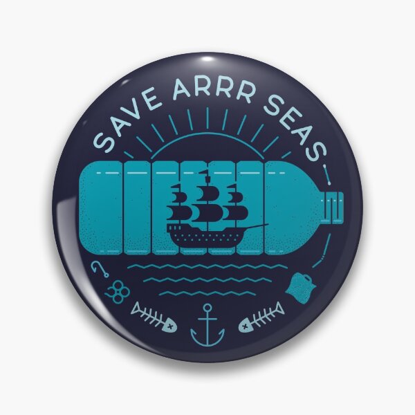 Save Arrr Seas Pin