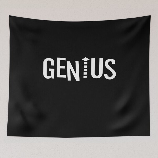 Item preview, Face Mask GENIUS Smart Nerd Funny designed and sold by DIGITALENT.