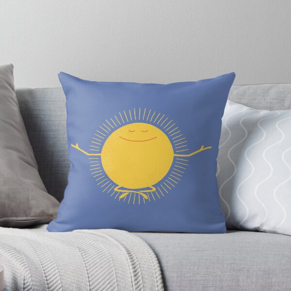 Sun Worshipper Throw Pillow