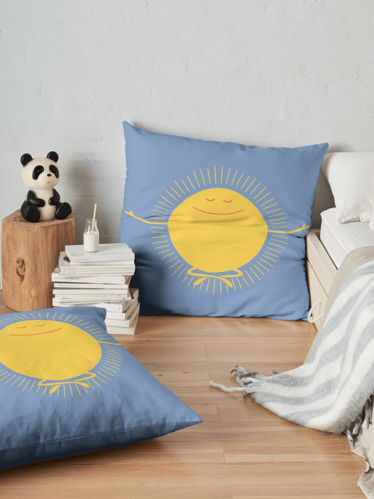 Alternate view of Sun Worshipper Floor Pillow