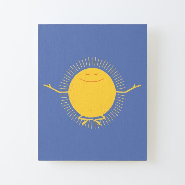Sun Worshipper Canvas Mounted Print