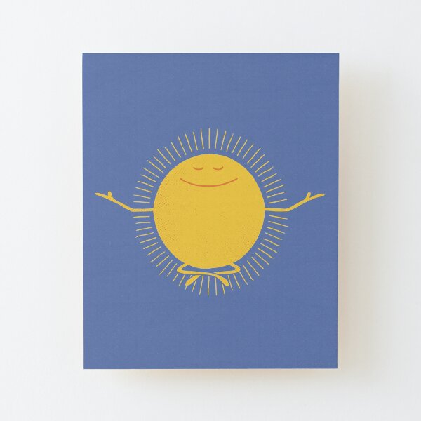 Sun Worshipper Wood Mounted Print