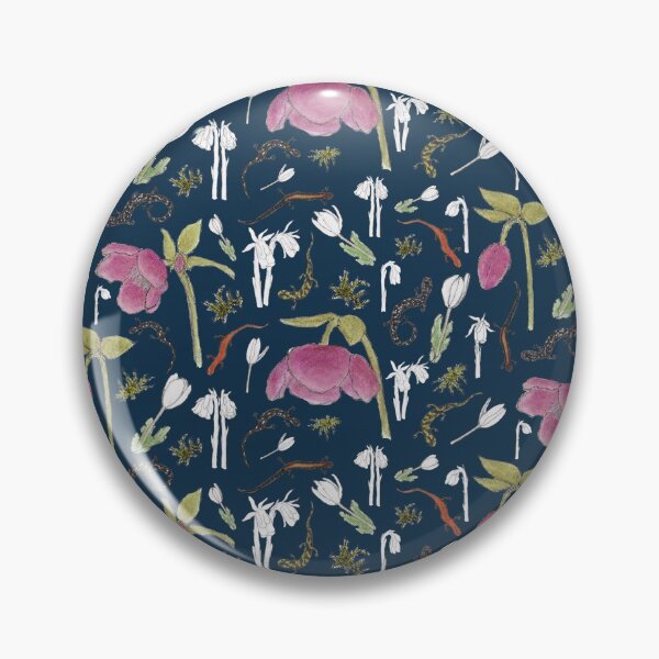 Item preview, Salamanders and Flowers (Green)  designed and sold by JoandCoArt.