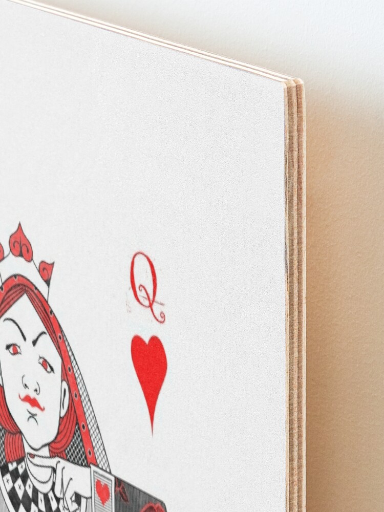 Alternate view of The Queen of Hearts Mounted Print