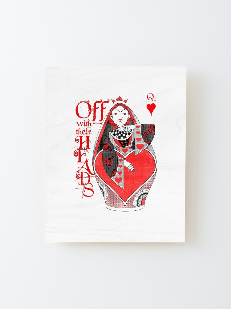 Alternate view of The Queen of Hearts Mounted Print