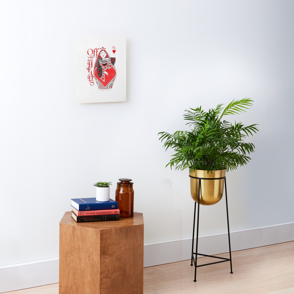 The Queen of Hearts Mounted Print