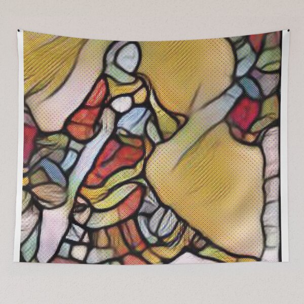 Item preview, Stained Glass Fashion, TeresaTown at Redbubble 2020 designed and sold by Mark Stansberry.