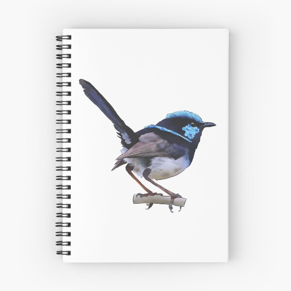 Item preview, superb fairy wren birdy designed and sold by Wieskunde.