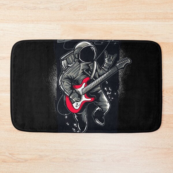 Item preview, Astronaut with Guitar Moon Space Walk Rock Music Gift designed and sold by Aichelangelo.