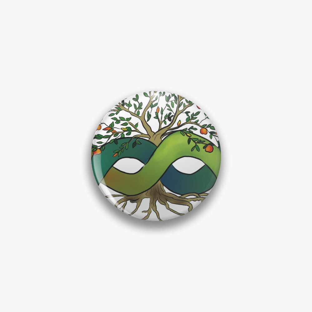 Ouroboros Tree of Life Pin